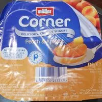 Mängden socker i Corner peach and apricoct