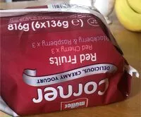 Mängden socker i Red fruits yoghurt