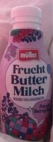 Mängden socker i Fruchtbuttermilch - Traube-Holunderbeere