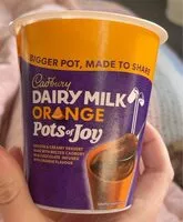 Mängden socker i Dairy Milk Orange Pots of joy