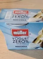 Mängden socker i Yogurt zero grassi nocciola