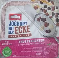 Mängden socker i Knusperherzen