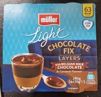 Mängden socker i Light Chocolate Fix LAYERS