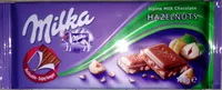 Mängden socker i Milka Broken Hazelnut