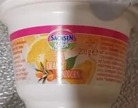 Mängden socker i Buttermilch-Dessert Orange Sanddorn