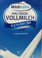 Mängden socker i Haltbare Vollmilch