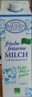 Mängden socker i Frische, fettarme Bioland-Milch