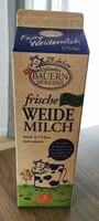 Mängden socker i Frische Bio Weide Milch