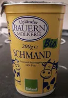 Mängden socker i Schmand