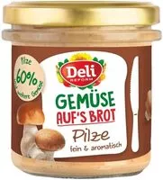 Mängden socker i Gemüse auf's Brot Pilze