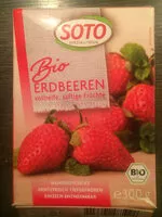 Mängden socker i Bio Erdbeeren, tiefgefroren