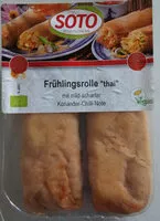 Mängden socker i Frühlingsrolle "thai"