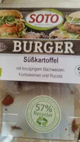 Mängden socker i Burger Süßkartoffel