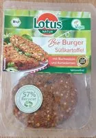 Mängden socker i Burger Pattys natur bio Süßkartoffeln