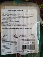 Mängden socker i Tofu-burger
