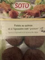 Mängden socker i Palette au quinoa et à l épeautre vert