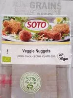 Mängden socker i Veggie Nuggets patate douce, carottes et petits pois