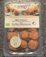 Mängden socker i Bouchées méditerranéennes