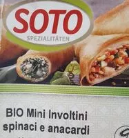 Mängden socker i Mini involtini spinaci e anacardi