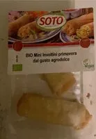 Mängden socker i Mini involtini primavera BIO