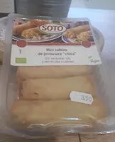 Mängden socker i Mini rollitos de primavera china