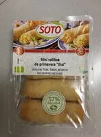 Mängden socker i Mini rollitos de primavera thai