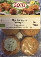Mängden socker i Mini burguers "energía"