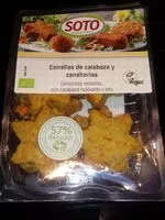 Mängden socker i Estrellas de calabaza y zanahorias