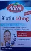 Mängden socker i Biotin 10mg