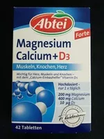 Mängden socker i Magnesium + Calcium + D3
