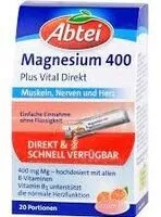 Mängden socker i Magnesium 400 (Direkt Granulat)