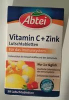 Mängden socker i Vitamin C + Zink Lutschtabletten