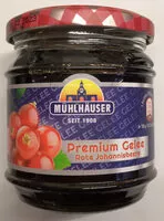 Mängden socker i Premium Gelee Rote Johannisbeere