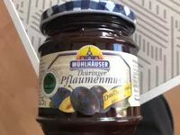 Mängden socker i Pflaumenmus