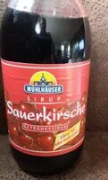 Mängden socker i Sauerkirsche Getränkesirup