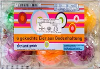 Mängden socker i Eier hart gekocht