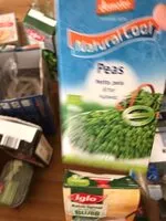 Mängden socker i Peas
