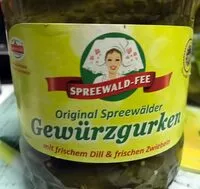Mängden socker i Original Spreewälder Gewürzgurken