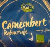Mängden socker i Camembert Rahmstufe
