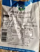 Mängden socker i Emmental demeter râpé