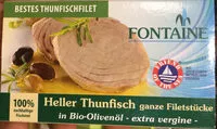 Mängden socker i Heller Thunfisch, ganze Filetstücke, in Bio-Olivenöl