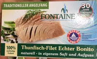 Mängden socker i Thunfisch-filet echter bonito