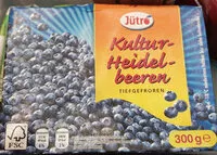 Mängden socker i Kultur-Heidelbeeren / Myrtilles