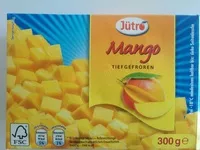 Mängden socker i Mango, tiefgefroren