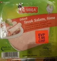 Mängden socker i Tavuk Salami, Füme, Geflügelfleischwurst