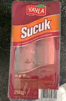 Mängden socker i Sucuk