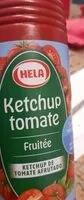 Mängden socker i Ketchup tomate fruité