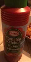 Mängden socker i Sosse Tomaten Ketchup, fruchtig