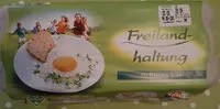 Mängden socker i Landkost-Ei Freilandhaltung