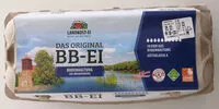 Mängden socker i Landkost-Ei Das Original BB-Ei, Bodenhaltung aus Brandenburg